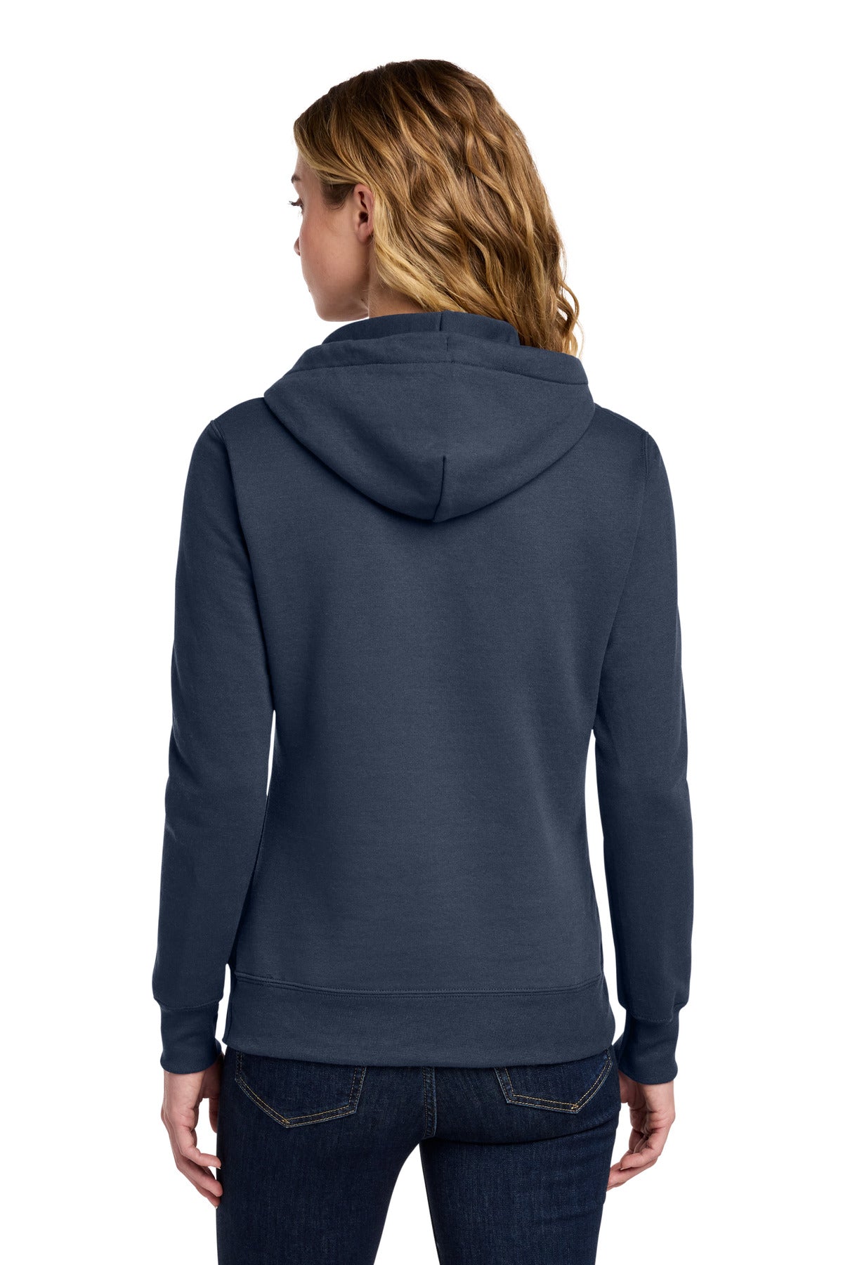 Port & Co Women's Core Fleece Pullover Hooded Sweatshirt - Navy