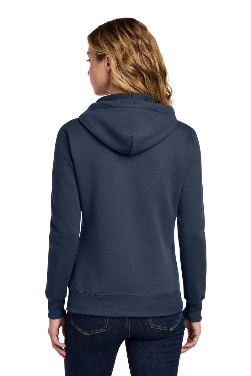 Port & Co Women's Core Fleece Pullover Hooded Sweatshirt - Navy