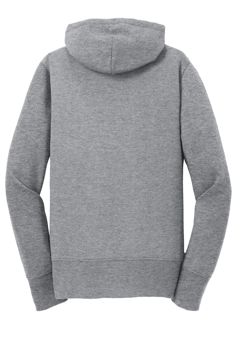 Port & Co Women's Core Fleece Full-Zip Hooded Sweatshirt - Athletic Heather