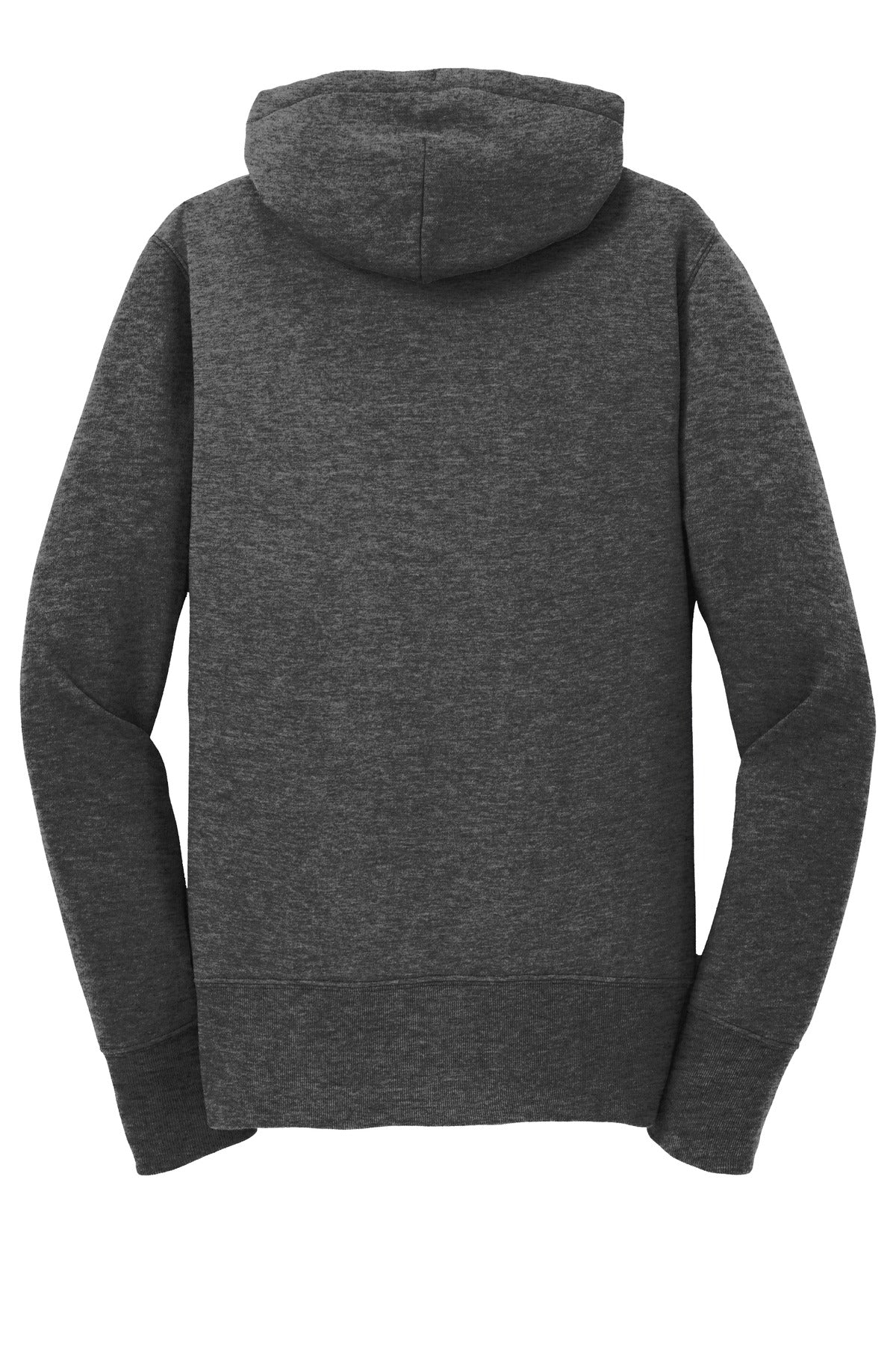 Port & Co Women's Core Fleece Full-Zip Hooded Sweatshirt - Dark Heather Grey