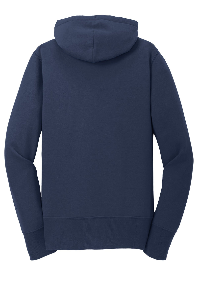 Port & Co Women's Core Fleece Full-Zip Hooded Sweatshirt - Navy