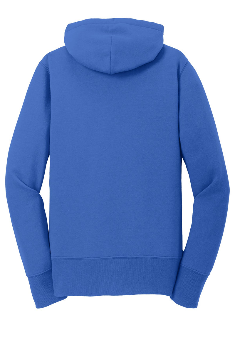 Port & Co Women's Core Fleece Full-Zip Hooded Sweatshirt - Royal