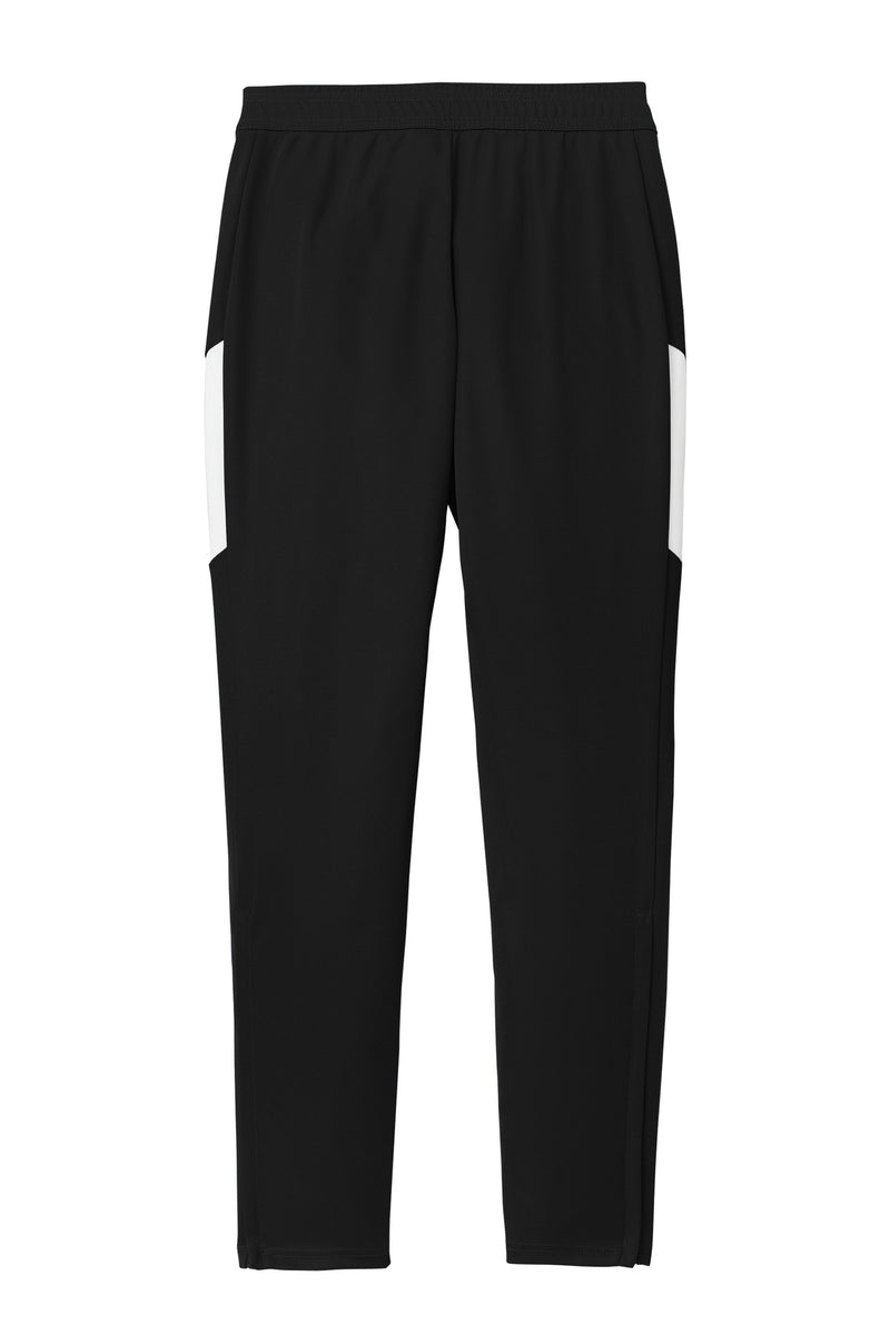 Sport-Tek Women's Travel Pant - Black/ White