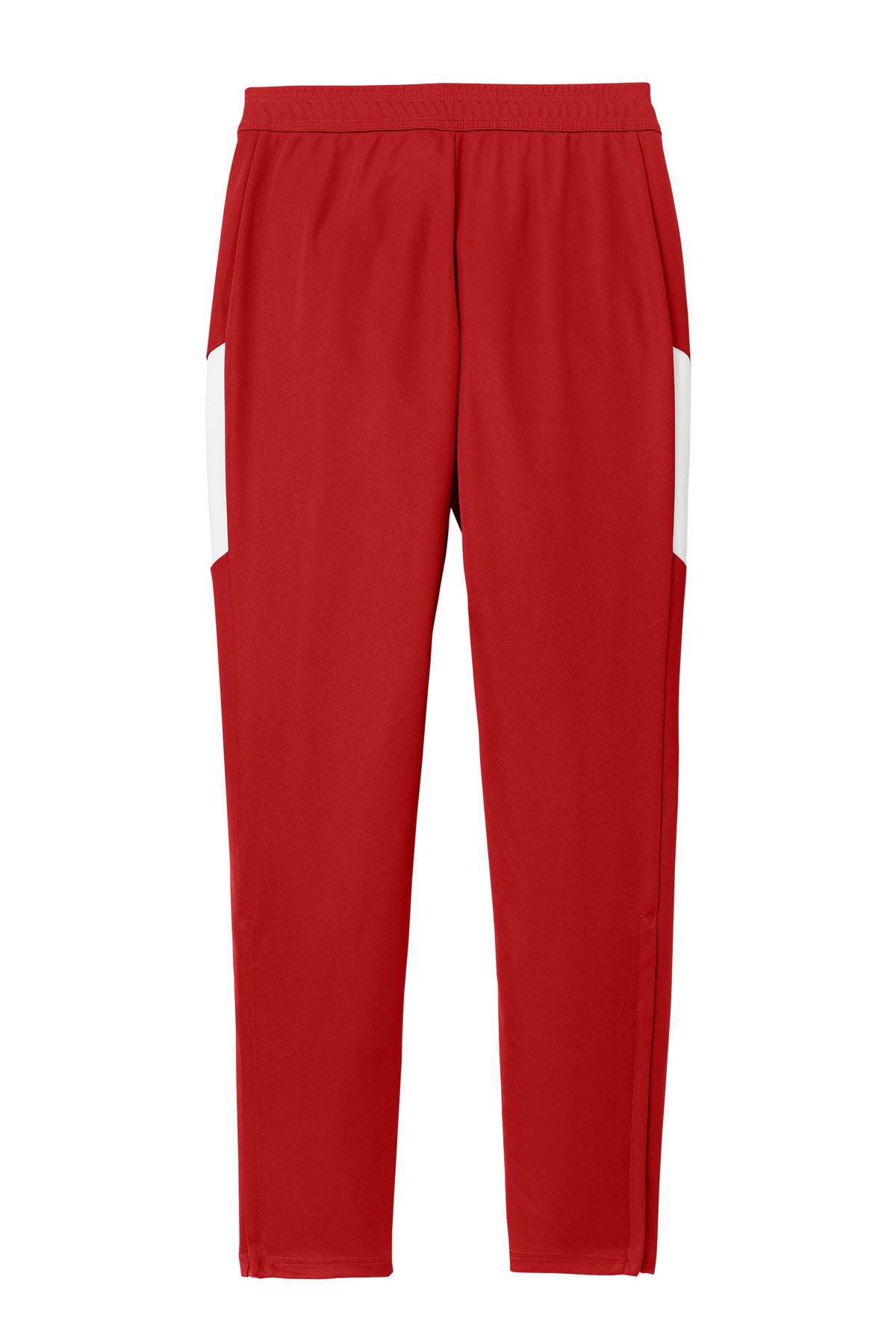 Sport-Tek Women's Travel Pant - Deep Red/ White