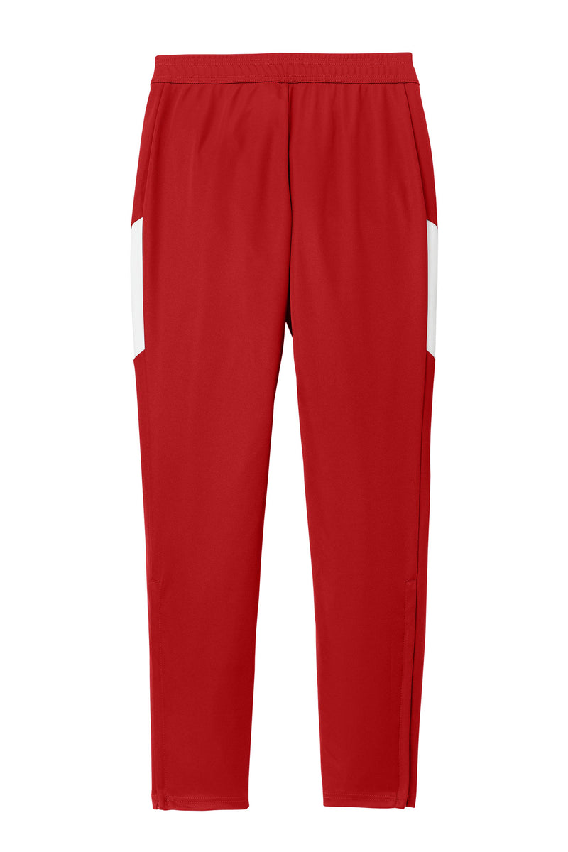 Sport-Tek Women's Travel Pant - Deep Red/ White