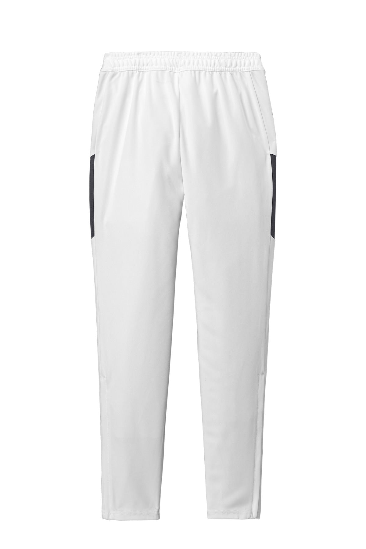 Sport-Tek Women's Travel Pant - White/ Iron Grey