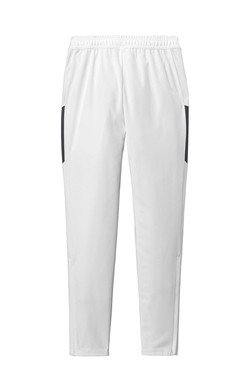 Sport-Tek Women's Travel Pant - White/ Iron Grey