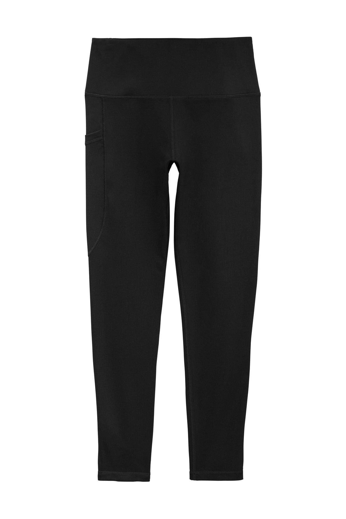 Sport-Tek  Women's High Rise 7/8 Legging - Black