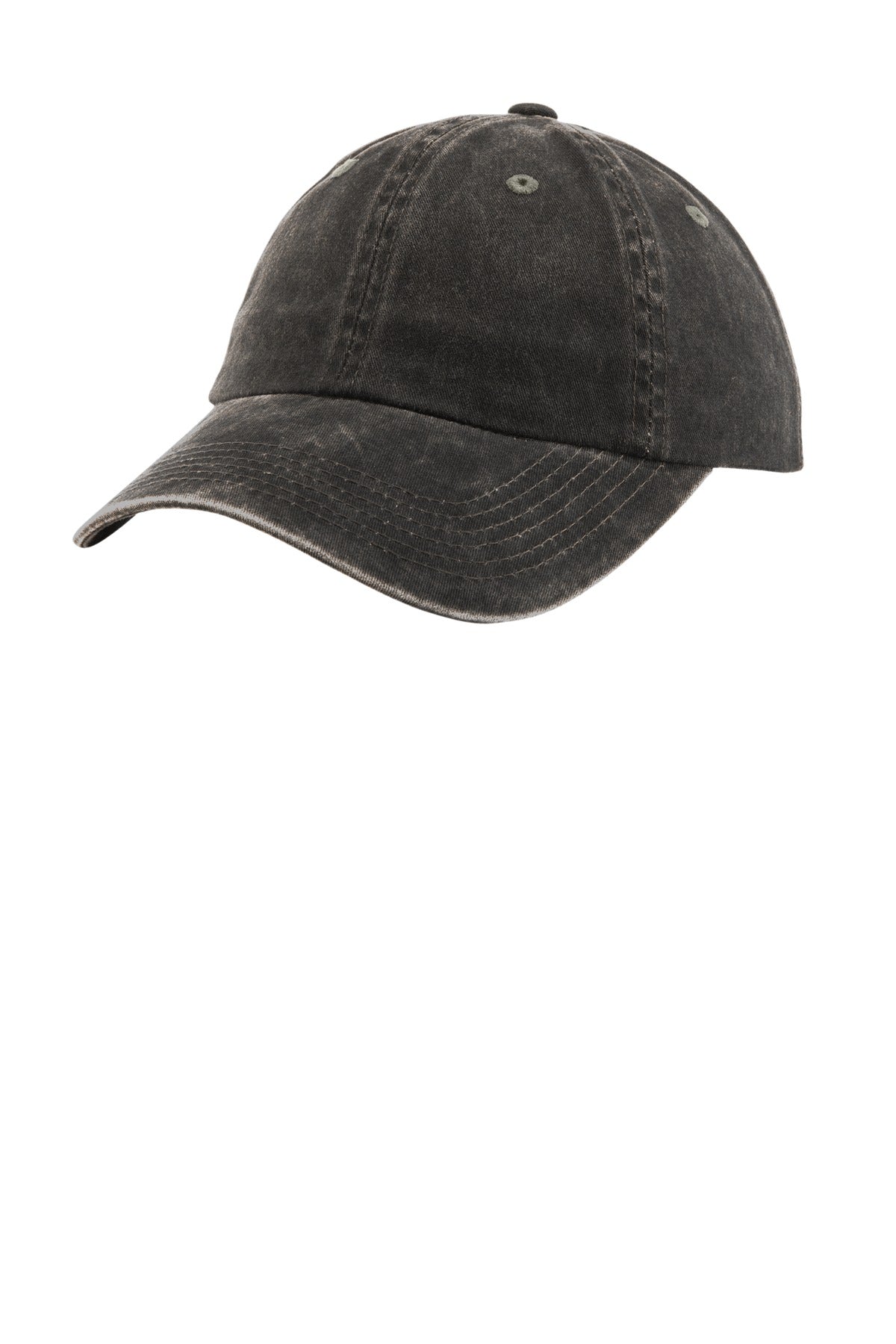Port Authority Women's Garment-Washed Cap - Black