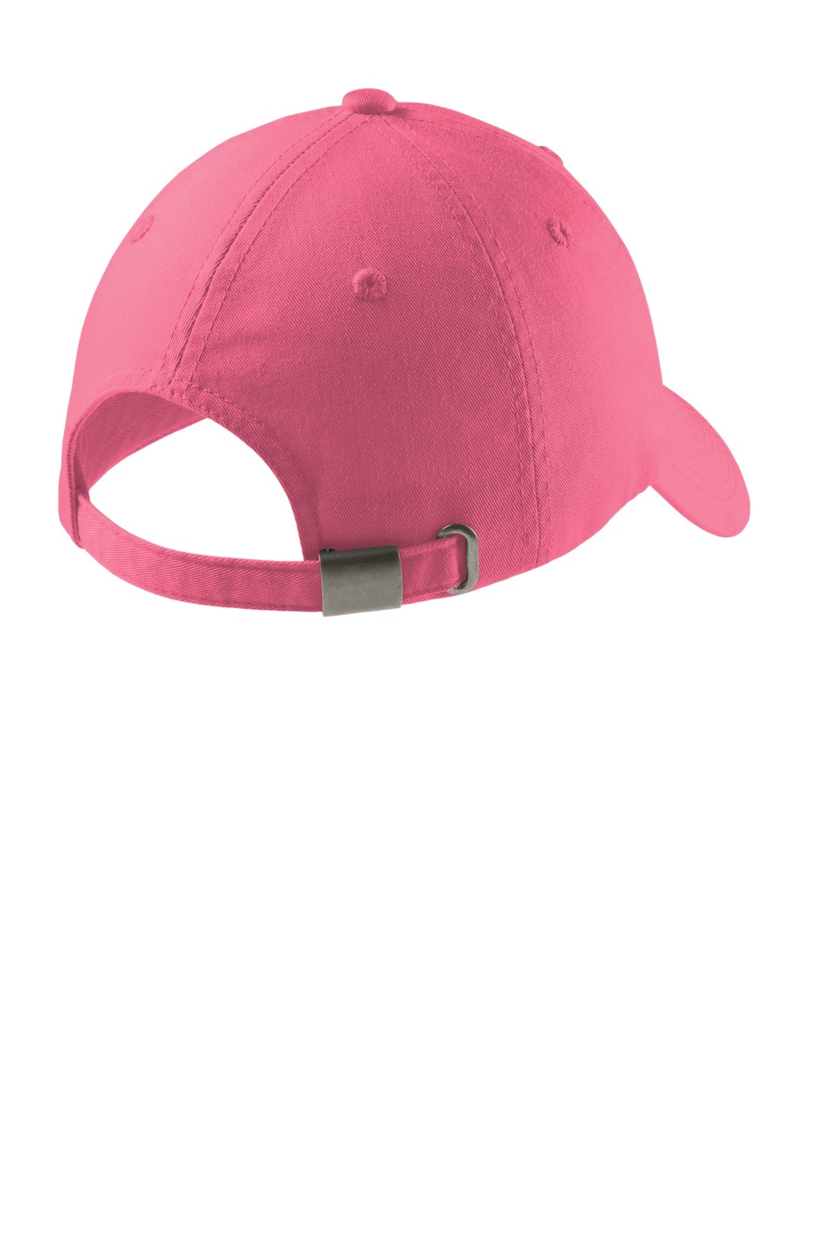 Port Authority Women's Garment-Washed Cap - Bright Pink