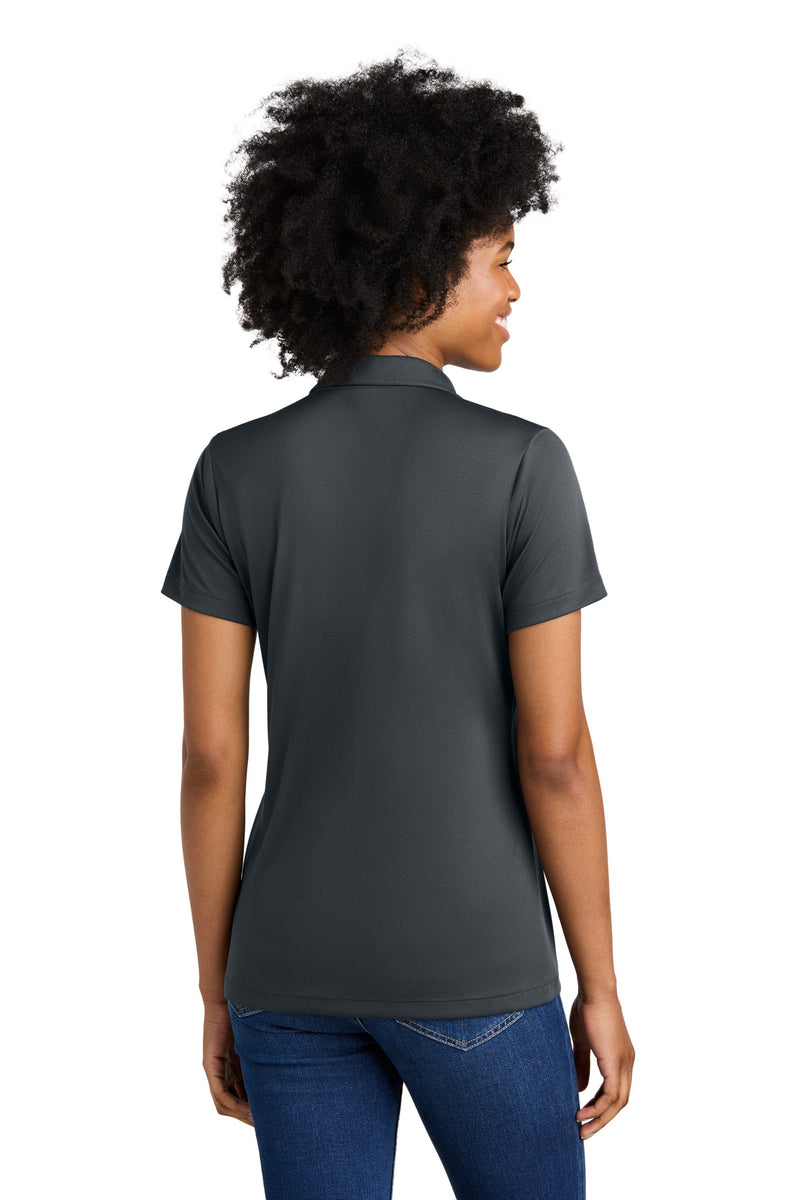 Sport-Tek Women's Competitor United Polo - Iron Grey/ White