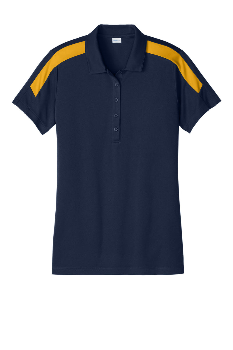 Sport-Tek Women's Competitor United Polo - True Navy/ Gold