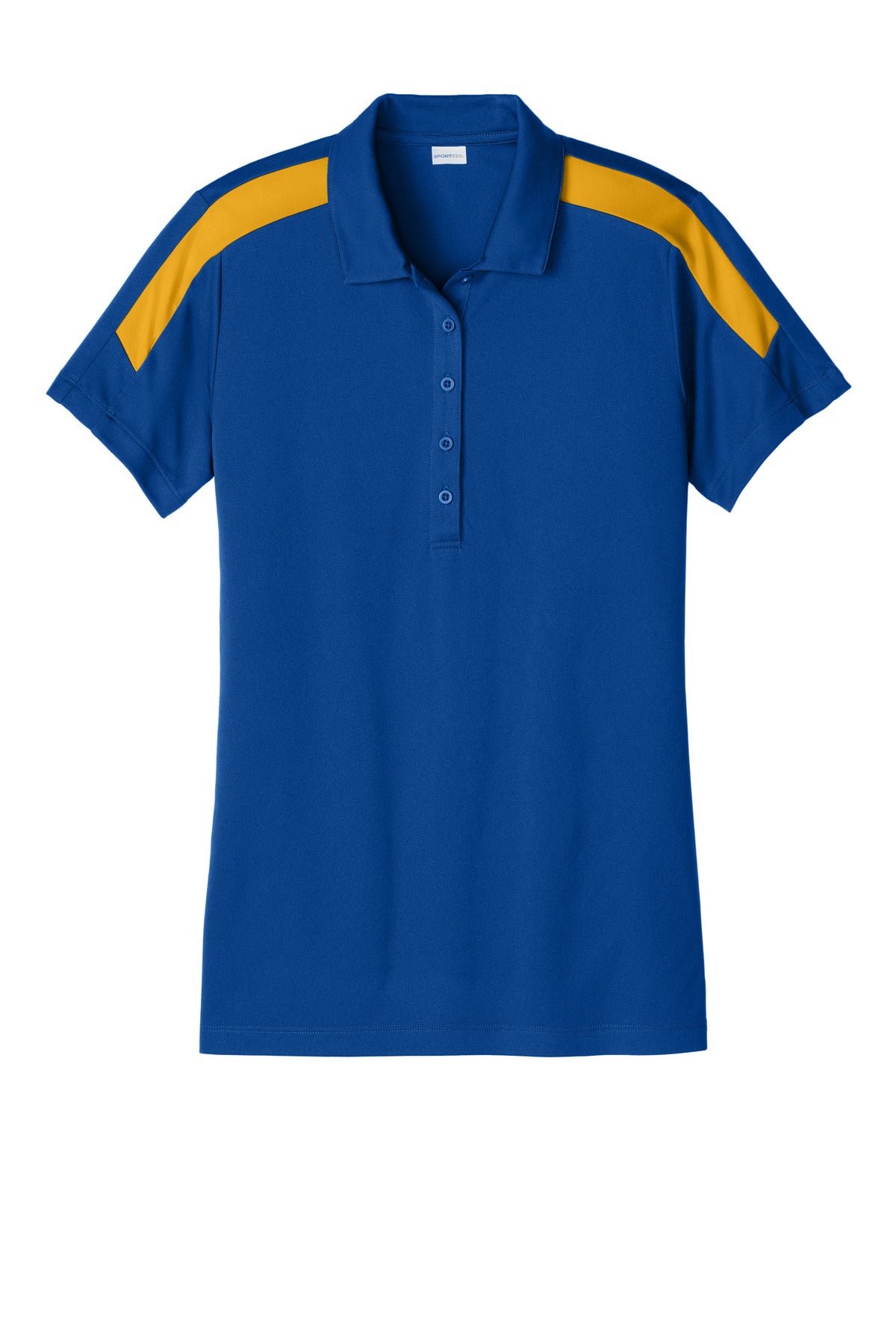 Sport-Tek Women's Competitor United Polo - True Royal/ Gold