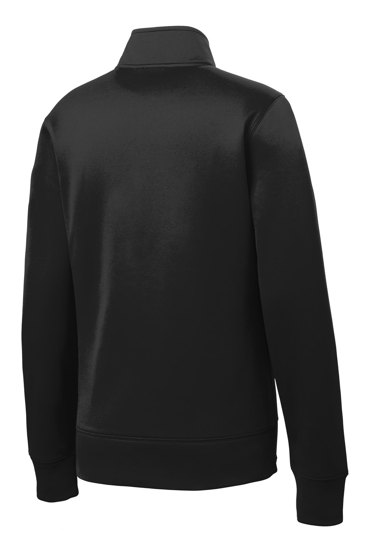 Sport-Tek Women's Sport-Wick Fleece Full-Zip Jacket - Black