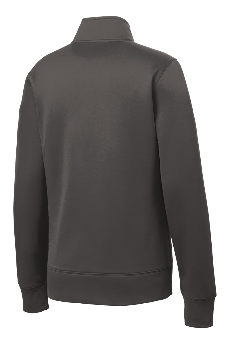 Sport-Tek Women's Sport-Wick Fleece Full-Zip Jacket - Iron Grey