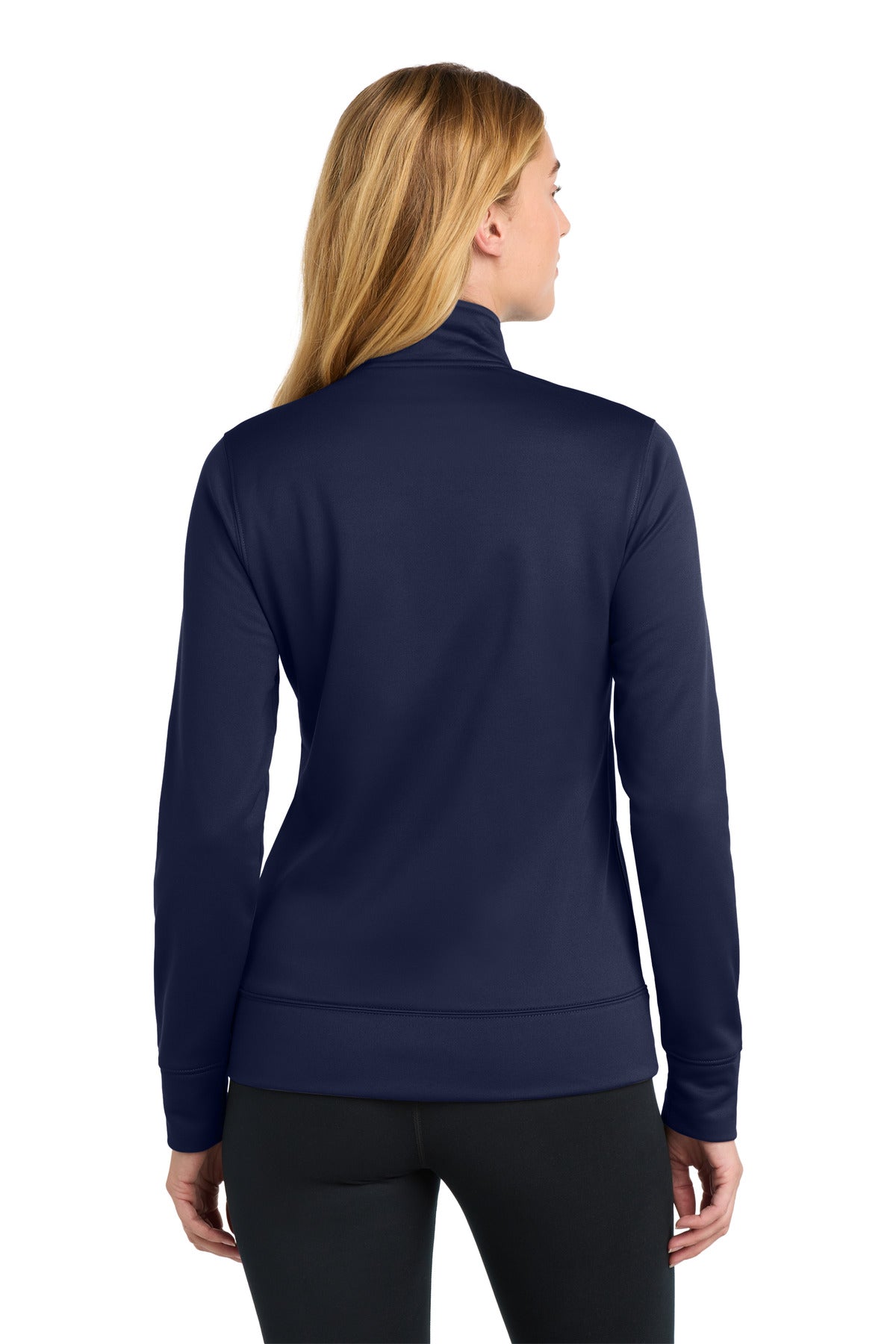Sport-Tek Women's Sport-Wick Fleece Full-Zip Jacket - Navy