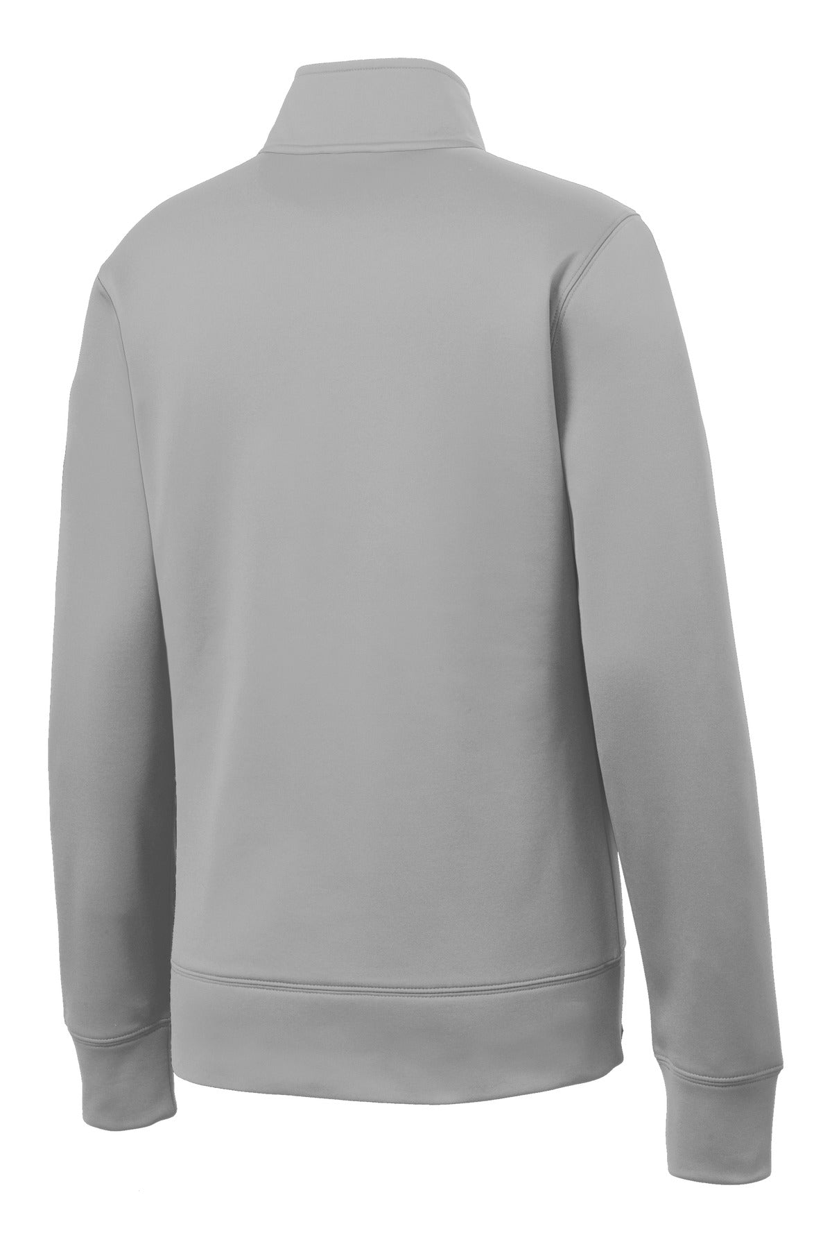 Sport-Tek Women's Sport-Wick Fleece Full-Zip Jacket - Silver