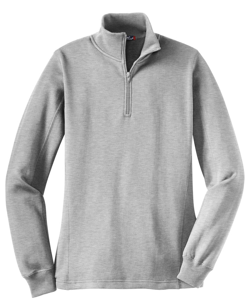 Sport-Tek Women's 1/4-Zip Sweatshirt - Athletic Heather