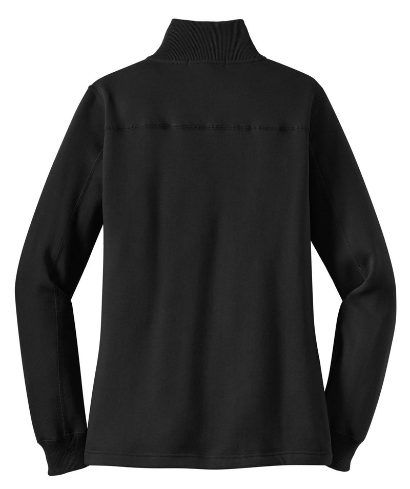 Sport-Tek Women's 1/4-Zip Sweatshirt - Black
