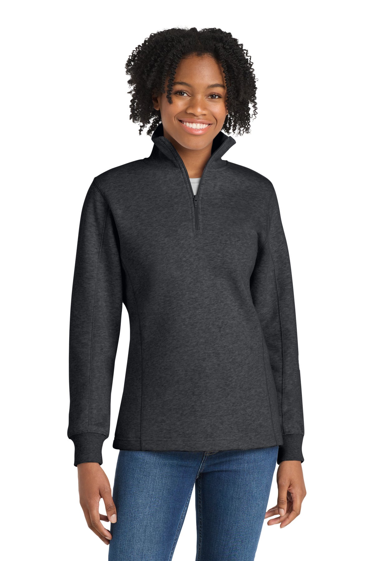 Genesis Church Boyne · Sport-Tek Women's 1/4-Zip Sweatshirt (Graphite Heather)