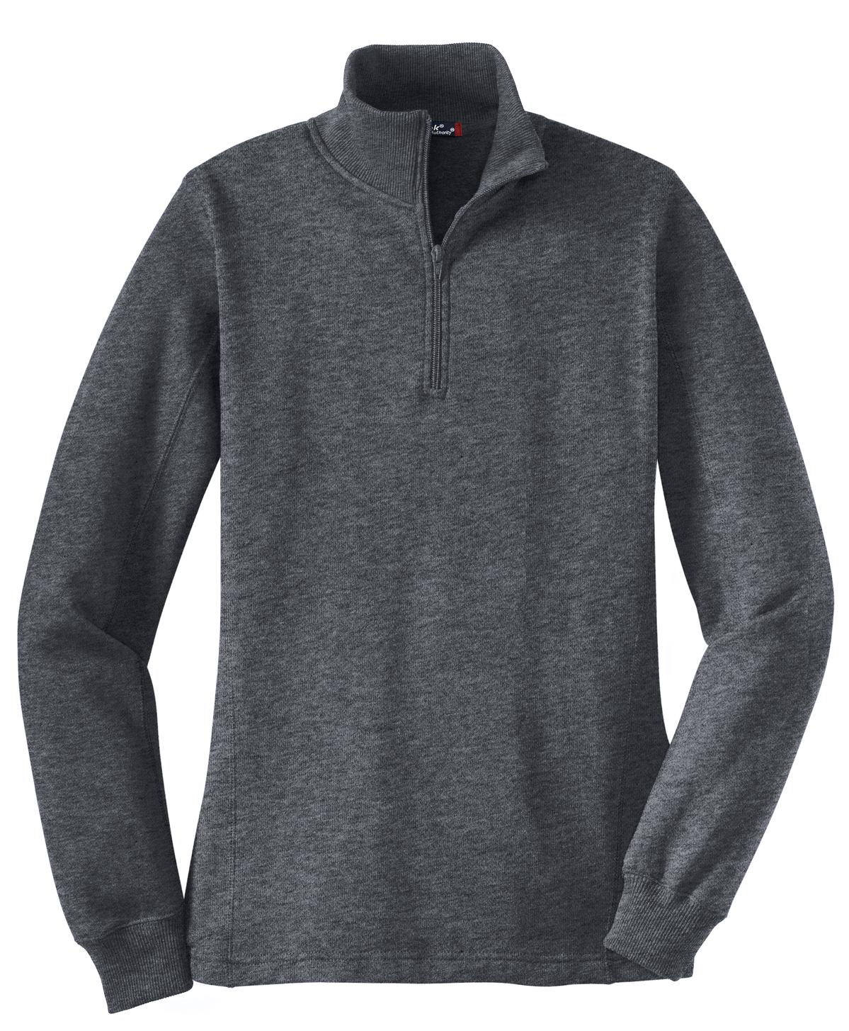 Sport-Tek Women's 1/4-Zip Sweatshirt - Graphite Heather