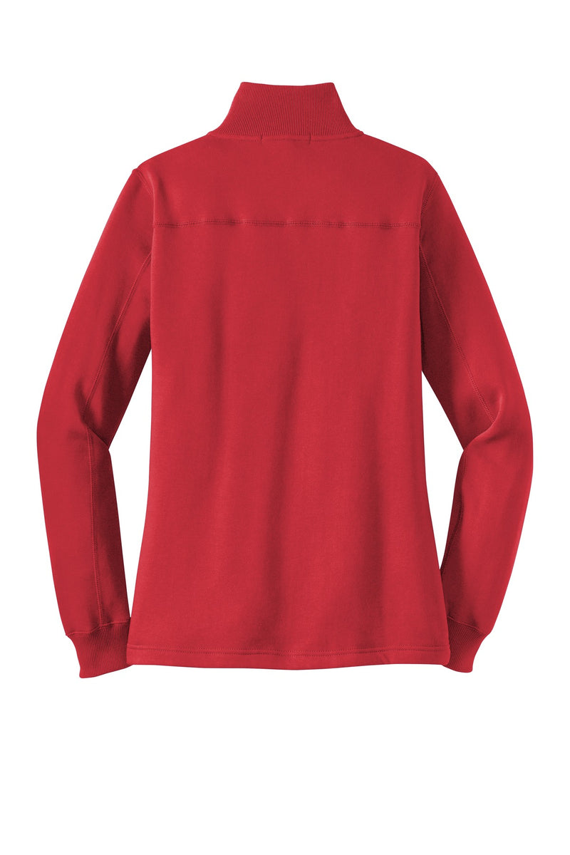 Sport-Tek Women's 1/4-Zip Sweatshirt - True Red