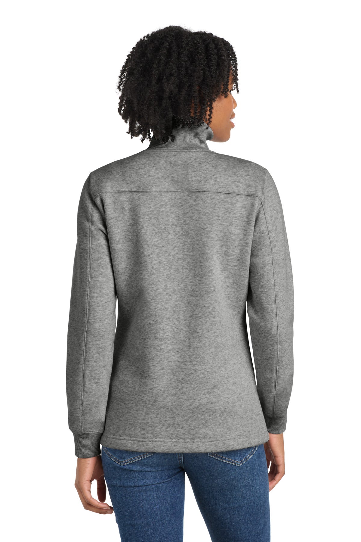 Sport-Tek Women's 1/4-Zip Sweatshirt - Vintage Heather