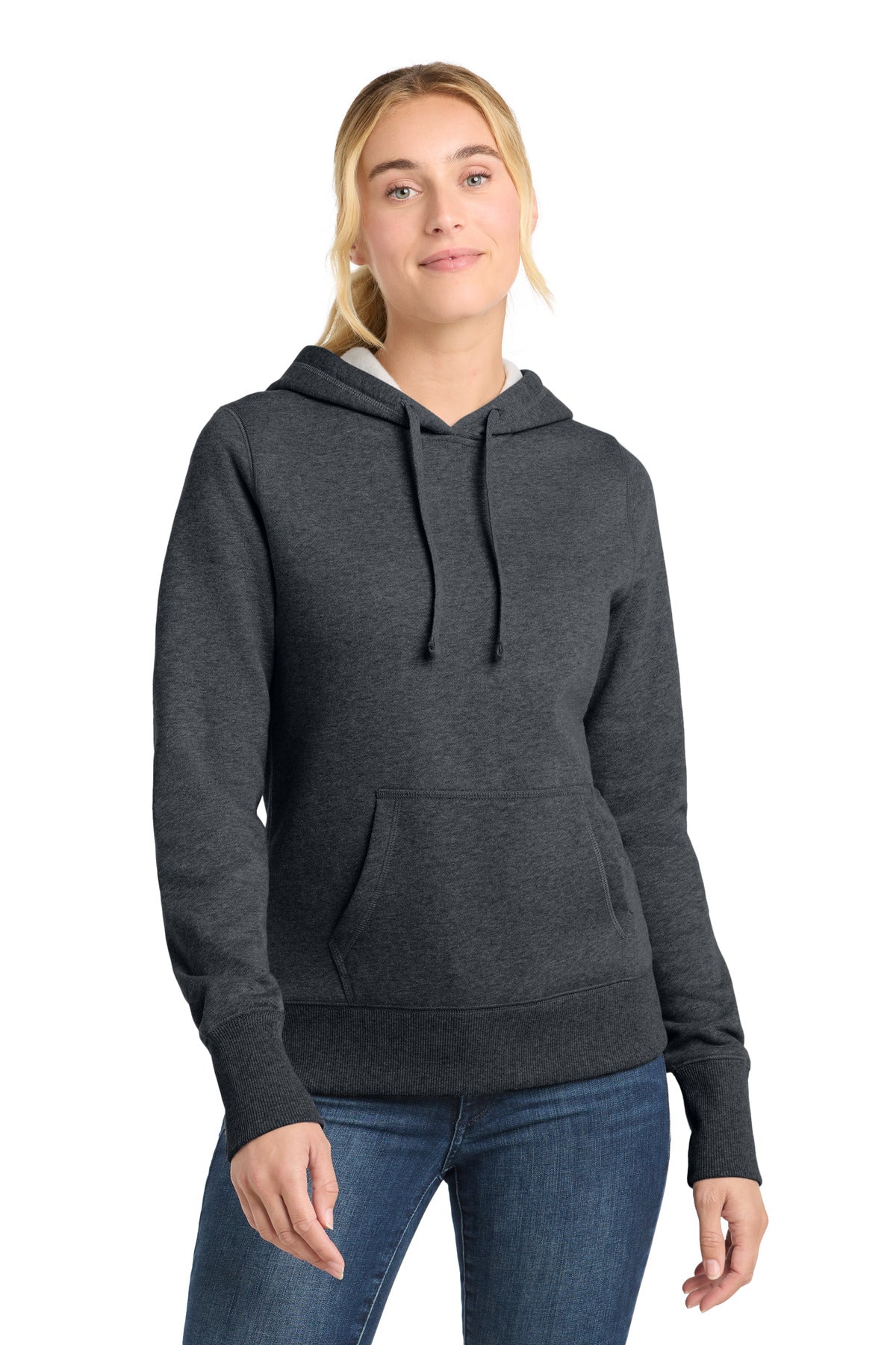 Sport-Tek Women's Pullover Hooded Sweatshirt - Graphite Heather