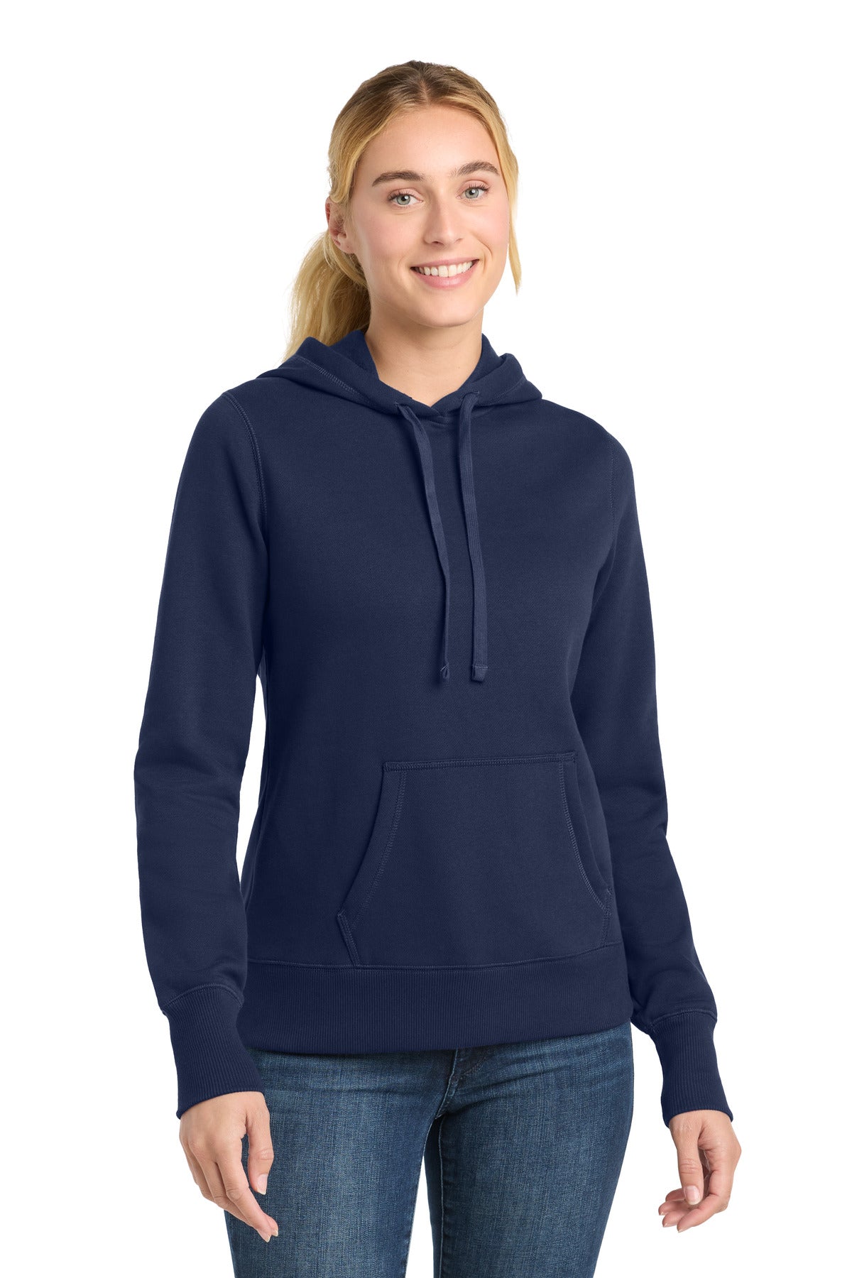 Sport-Tek Women's Pullover Hooded Sweatshirt - True Navy