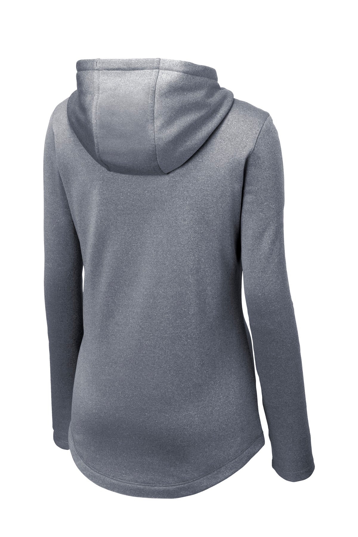 Sport-Tek  Women's PosiCharge  Sport-Wick  Heather Fleece Hooded Pullover - True Navy Heather