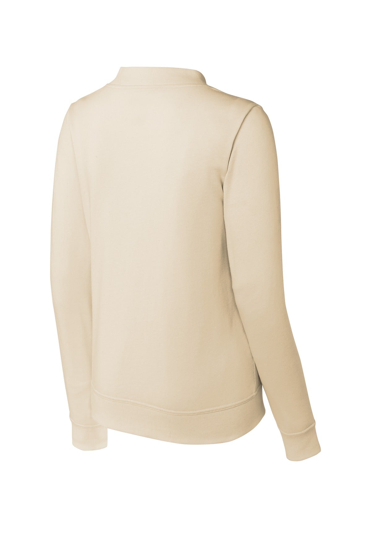Sport-Tek  Women's Lightweight French Terry Bomber - Ecru