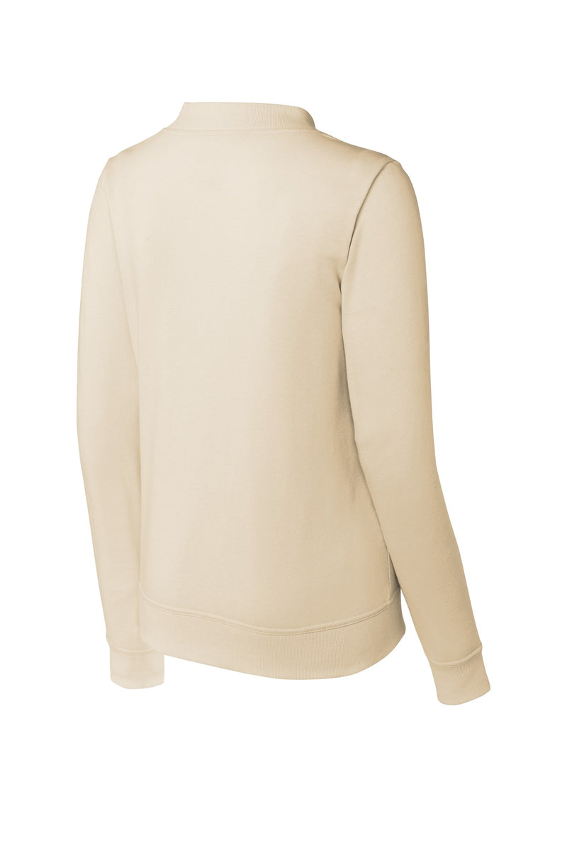 Sport-Tek  Women's Lightweight French Terry Bomber - Ecru