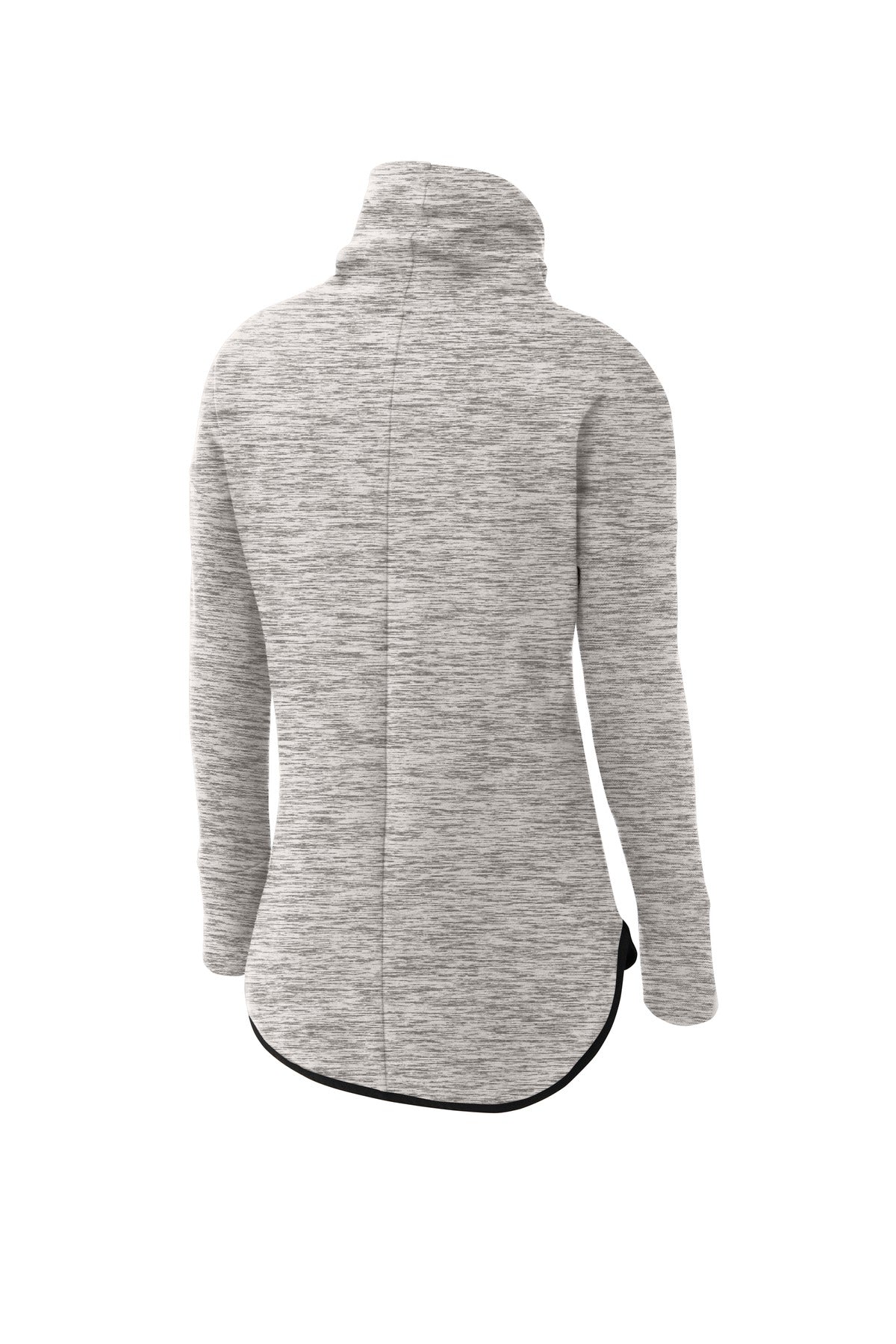 Sport-Tek Women's Triumph Cowl Neck Pullover - Athletic Heather