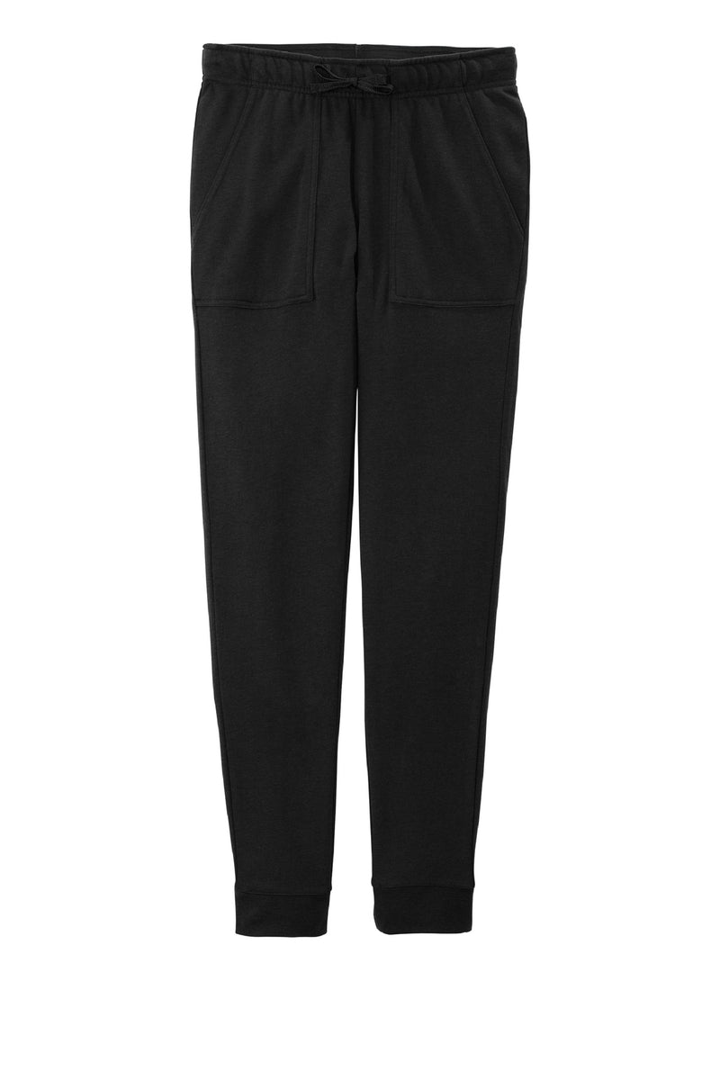 Sport-Tek  Women's PosiCharge  Tri-Blend Wicking Fleece Jogger - Black Triad Solid