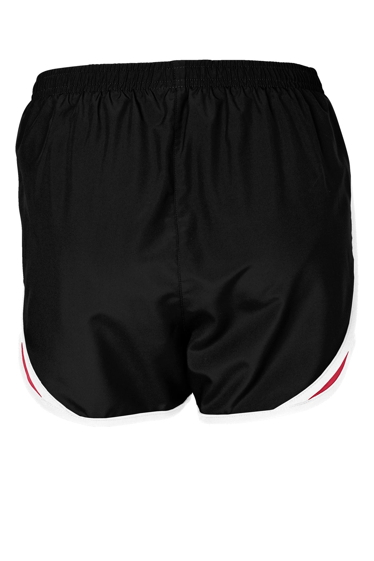 Sport-Tek Women's Cadence Short - Black/ True Red/ White
