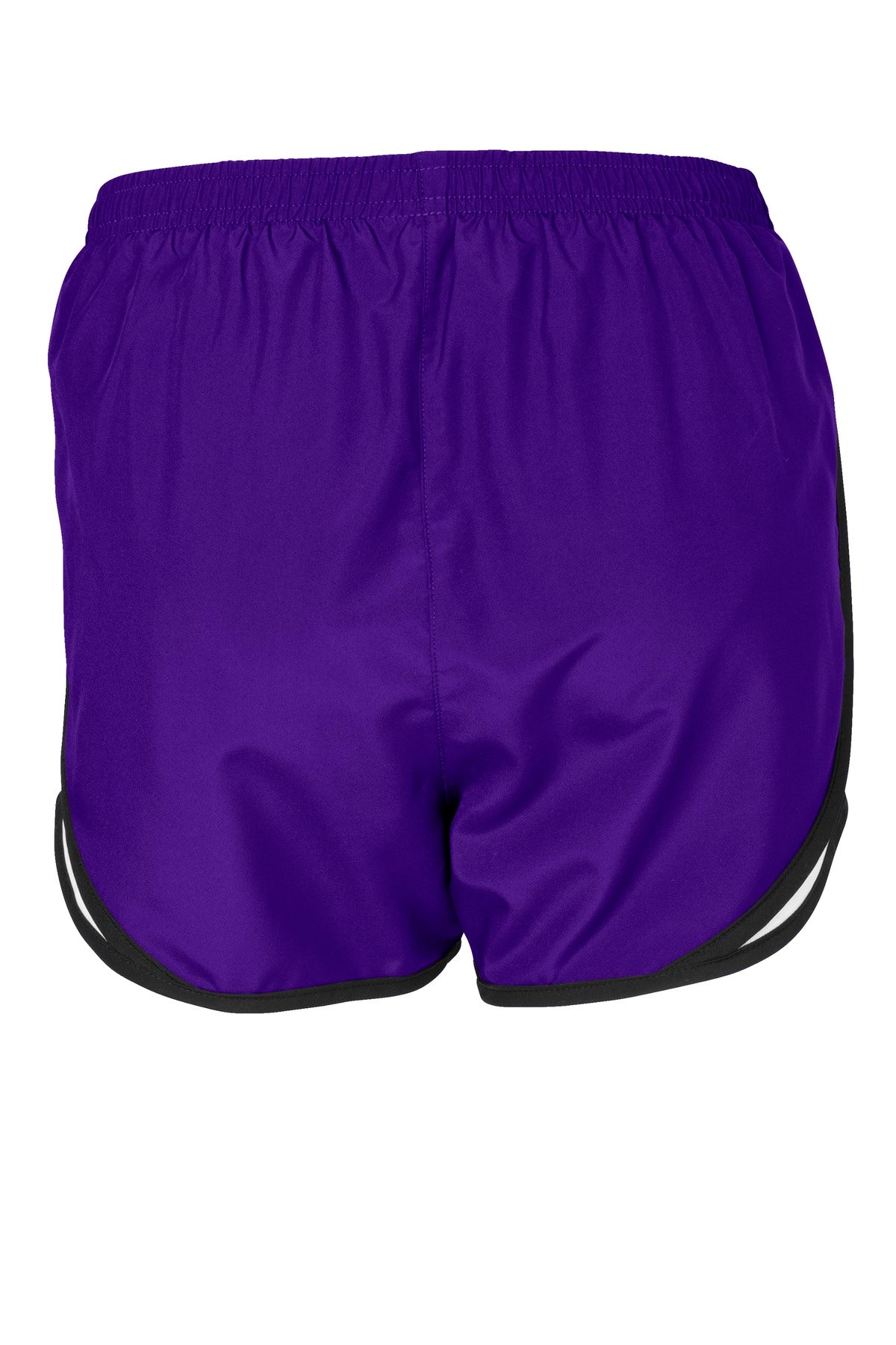 Sport-Tek Women's Cadence Short - Purple/ White/ Black