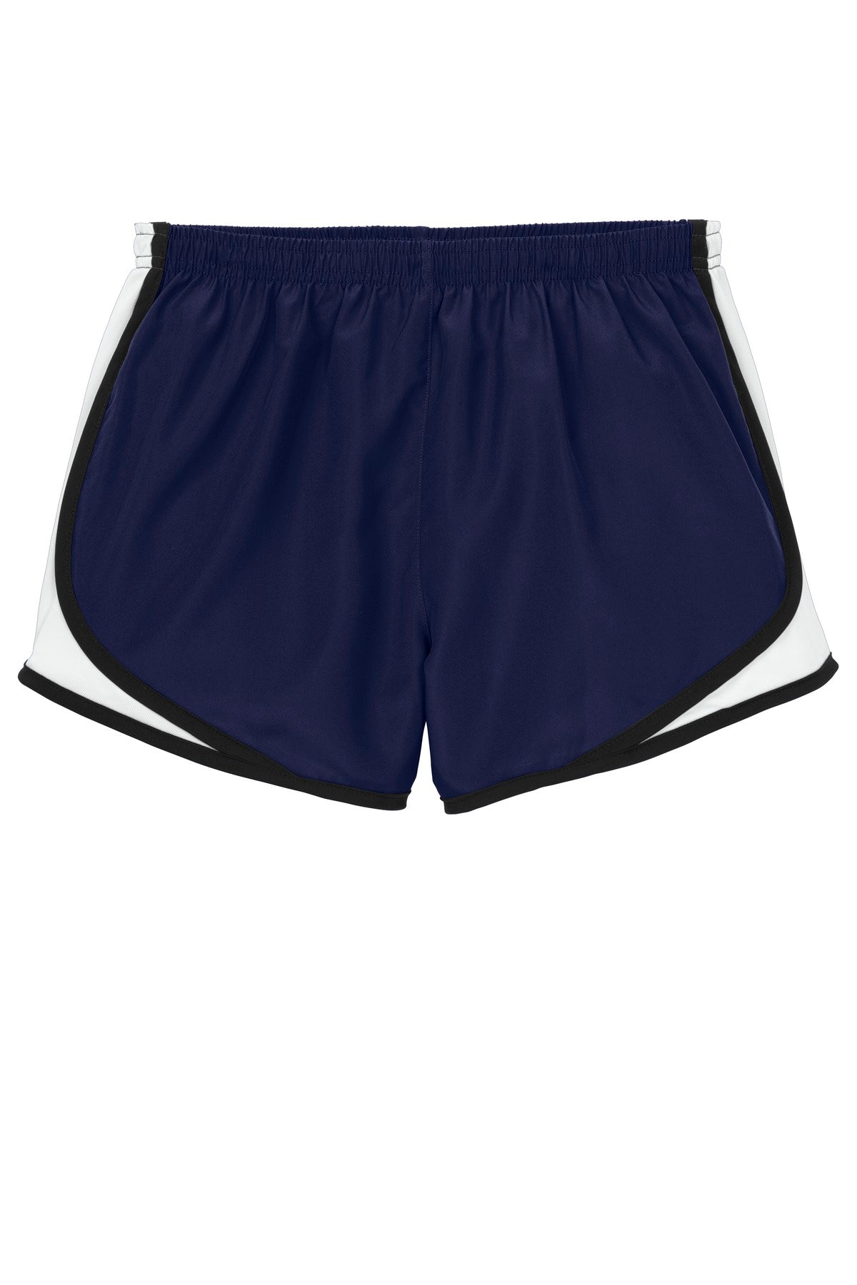 Sport-Tek Women's Cadence Short - True Navy/ White/ Black