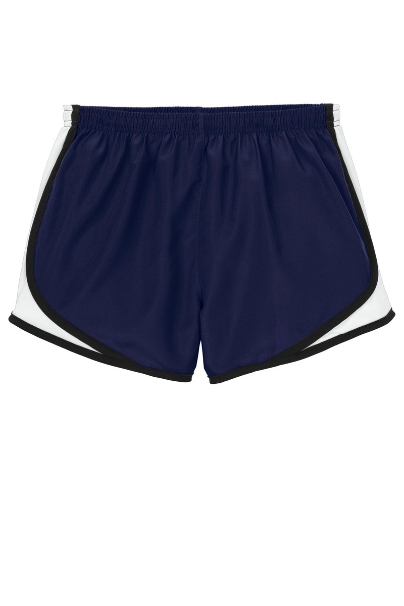 Sport-Tek Women's Cadence Short - True Navy/ White/ Black