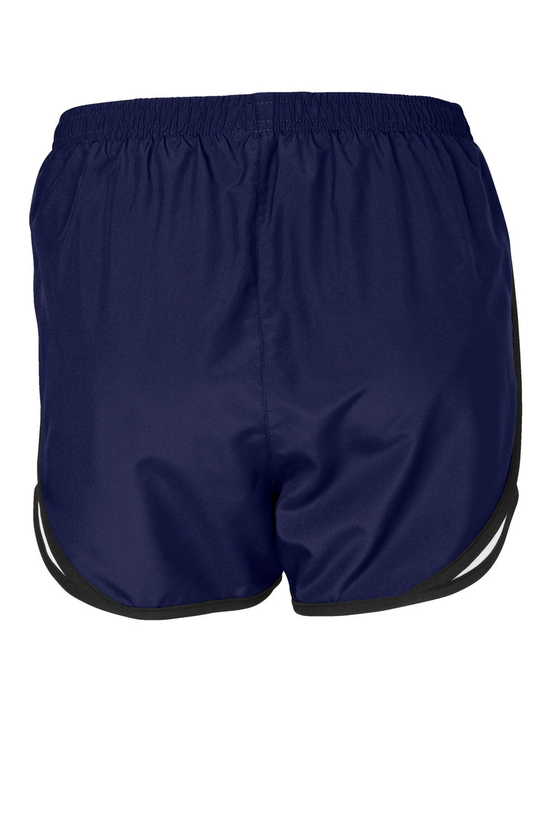 Sport-Tek Women's Cadence Short - True Navy/ White/ Black
