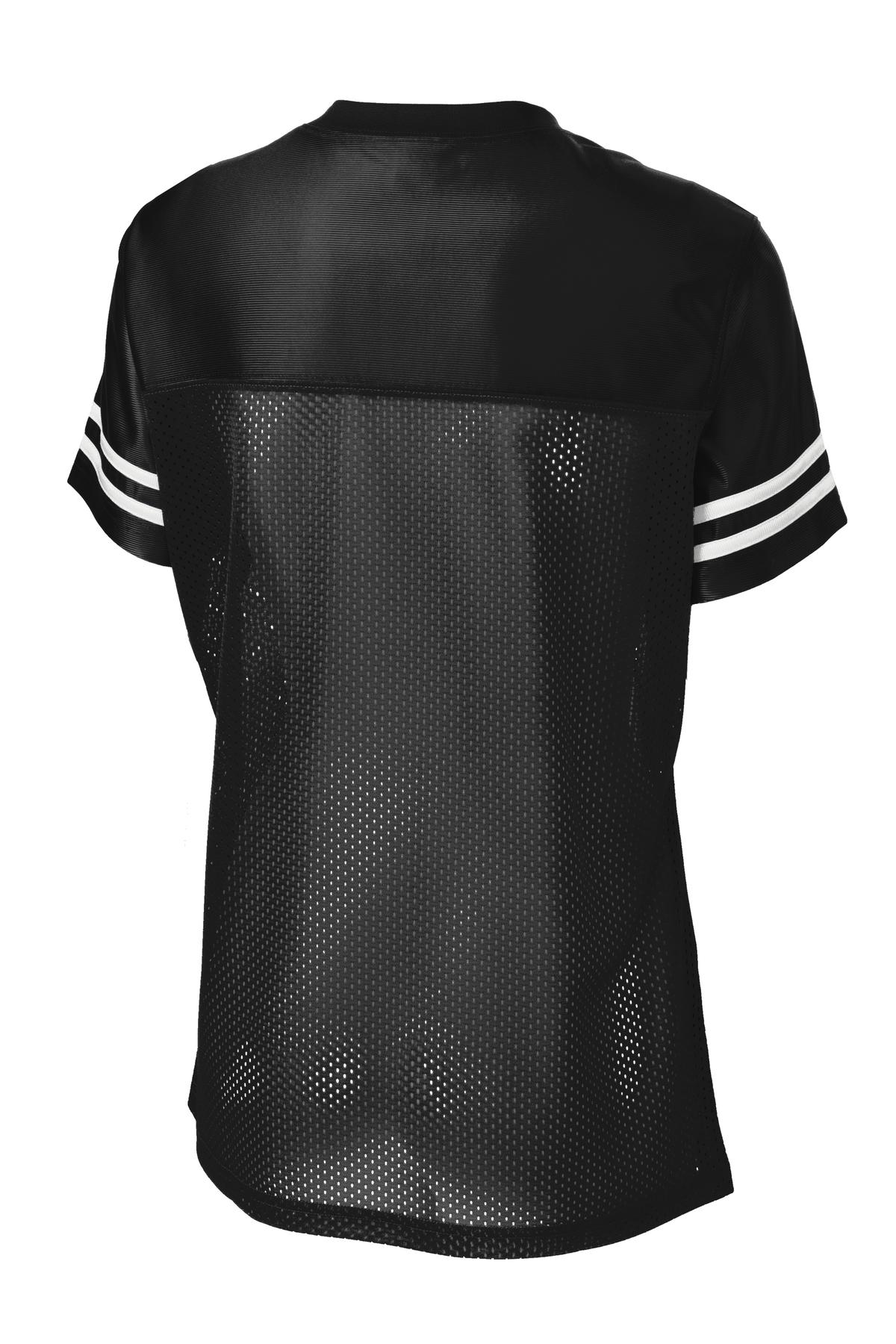 Sport-Tek Women's PosiCharge Replica Jersey - Black/ White