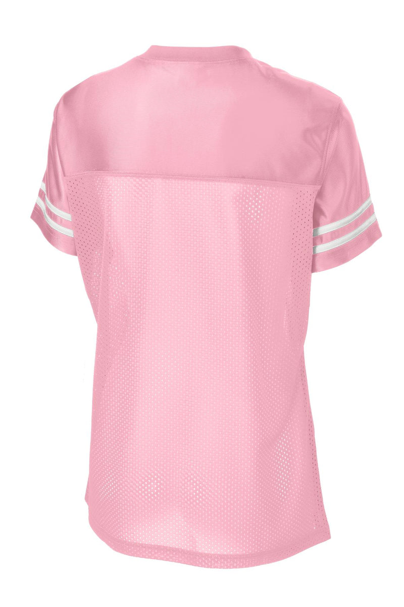 Sport-Tek Women's PosiCharge Replica Jersey - Light Pink/ White