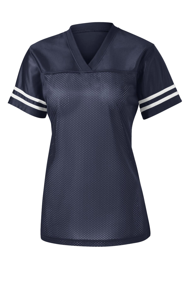Sport-Tek Women's PosiCharge Replica Jersey - True Navy/ White