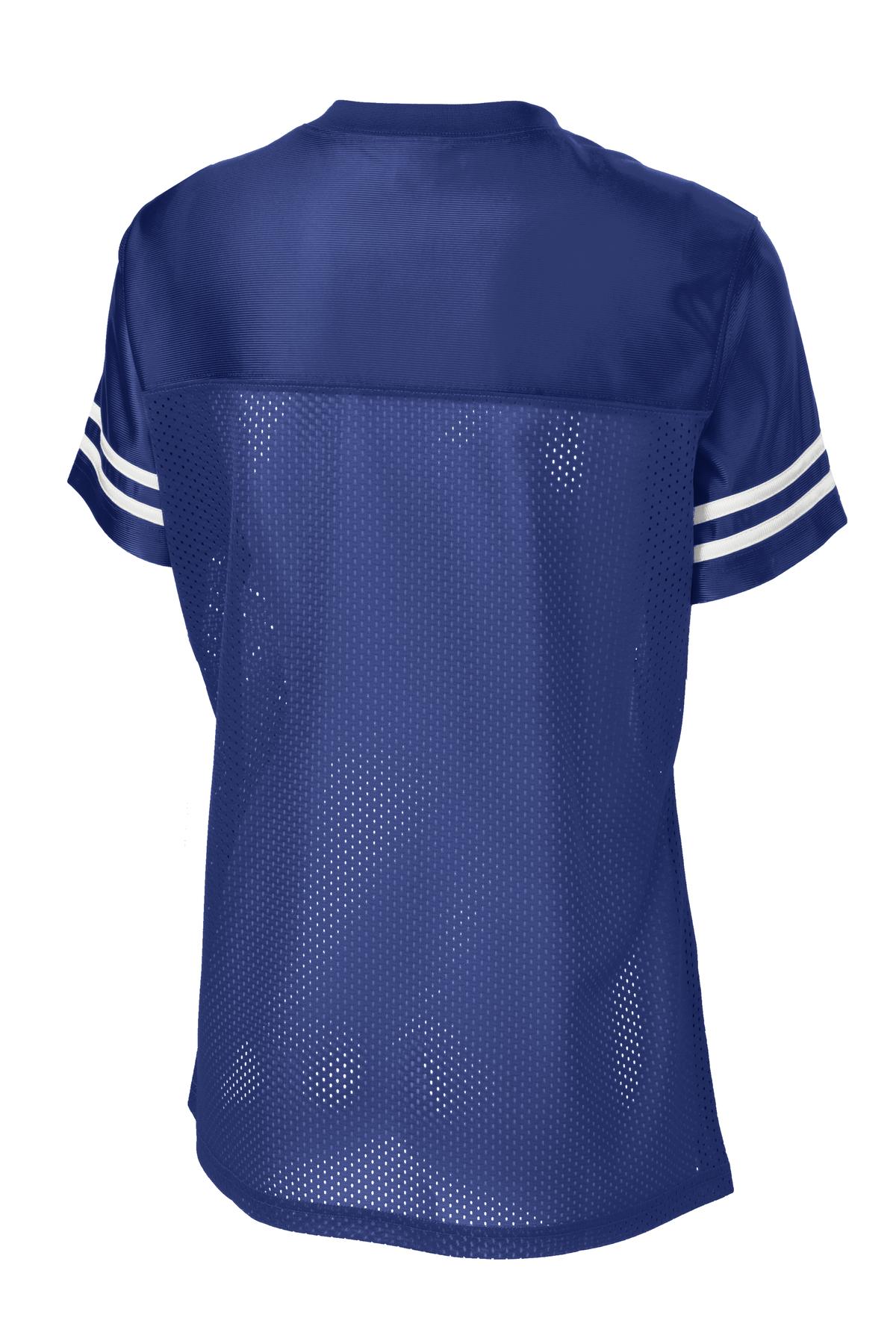 Sport-Tek Women's PosiCharge Replica Jersey - True Royal/ White