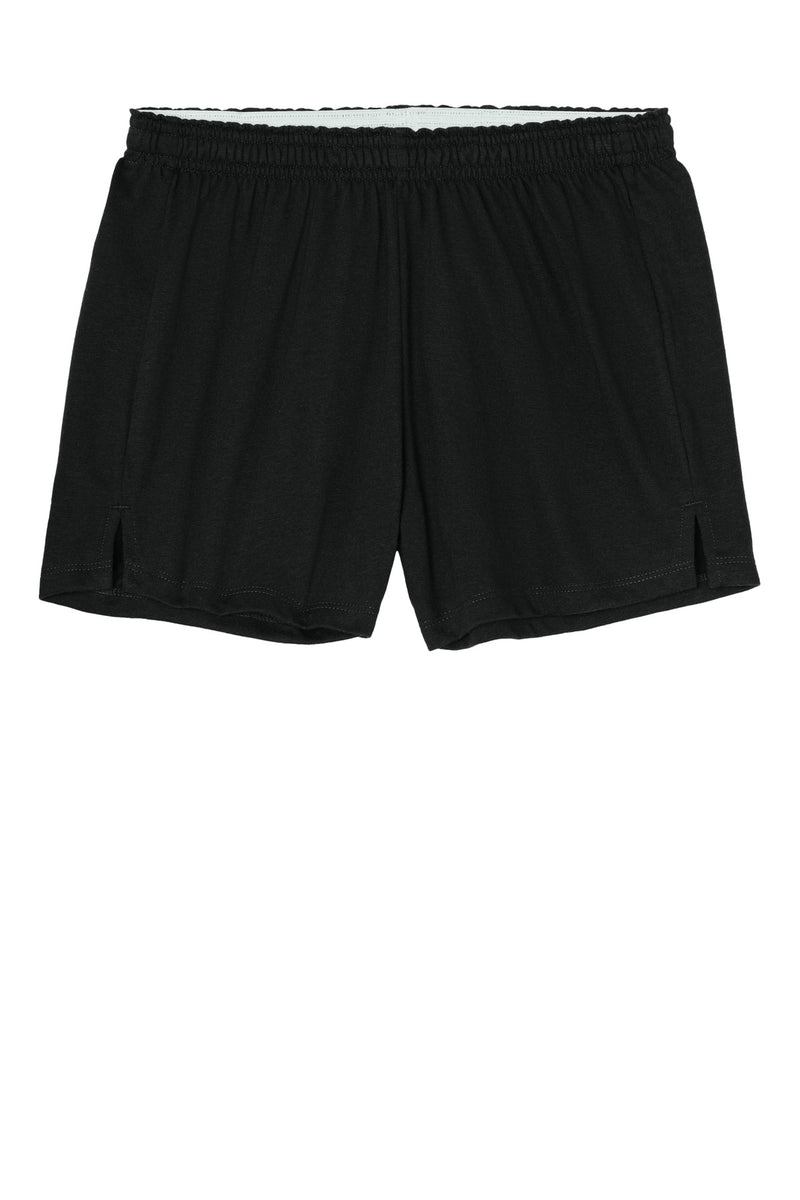 Sport-Tek Women's Jersey Knit Squad Short - Black