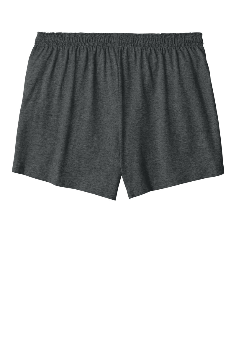 Sport-Tek Women's Jersey Knit Squad Short - Dark Grey Heather
