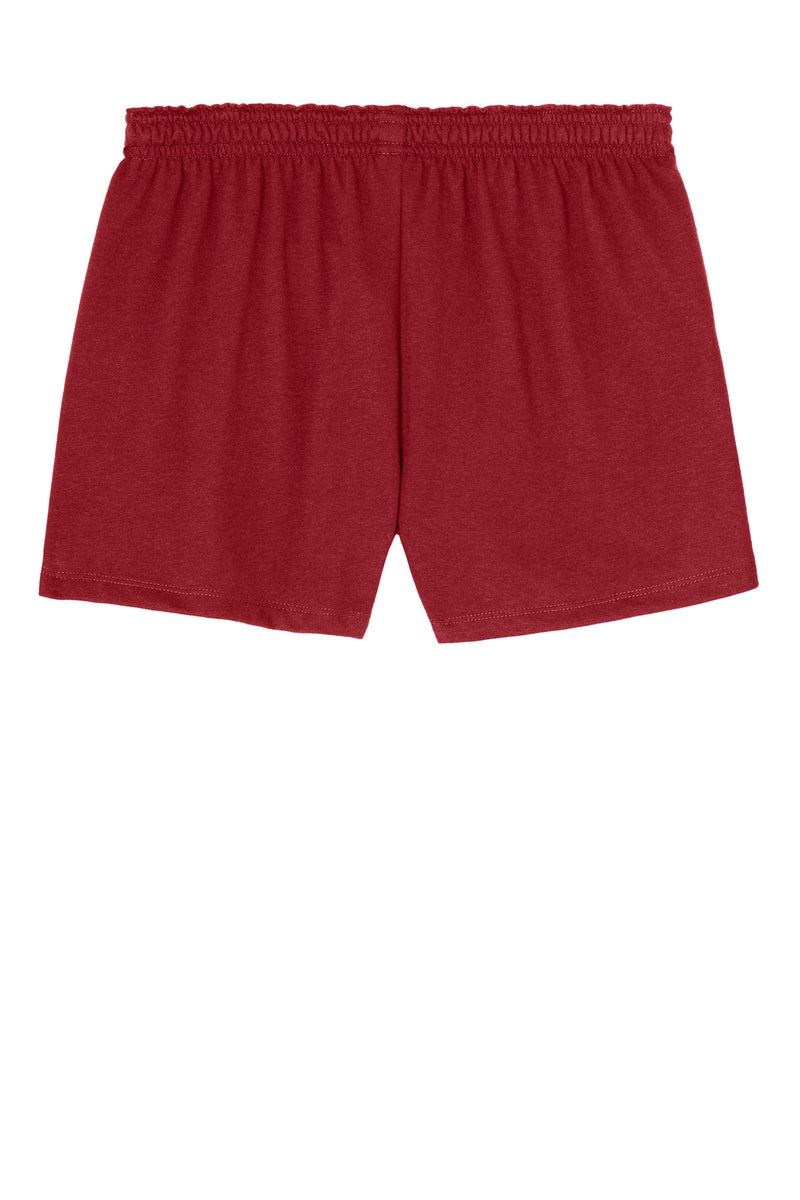 Sport-Tek Women's Jersey Knit Squad Short - Deep Red