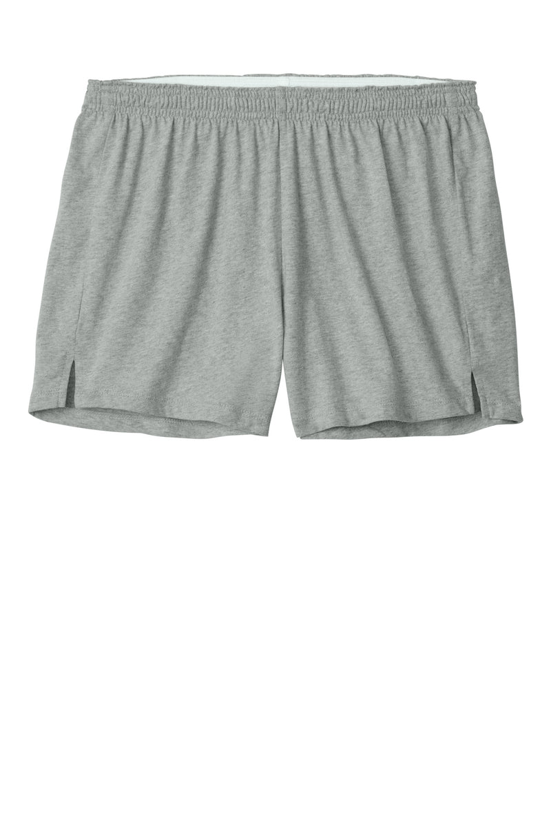 Sport-Tek Women's Jersey Knit Squad Short - Heather Grey