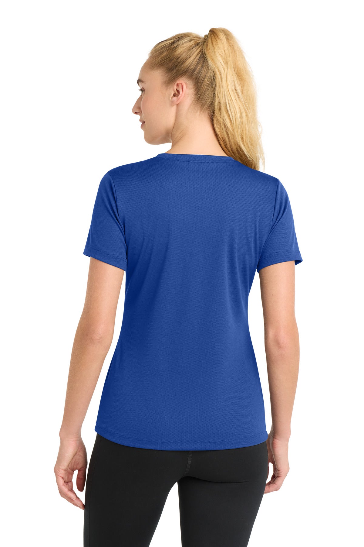 Sport-Tek Women's PosiCharge RacerMesh V-Neck Tee - True Royal