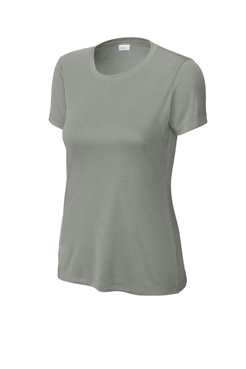 Sport-Tek Women's PosiCharge Competitor Tee - Grey Concrete Heather