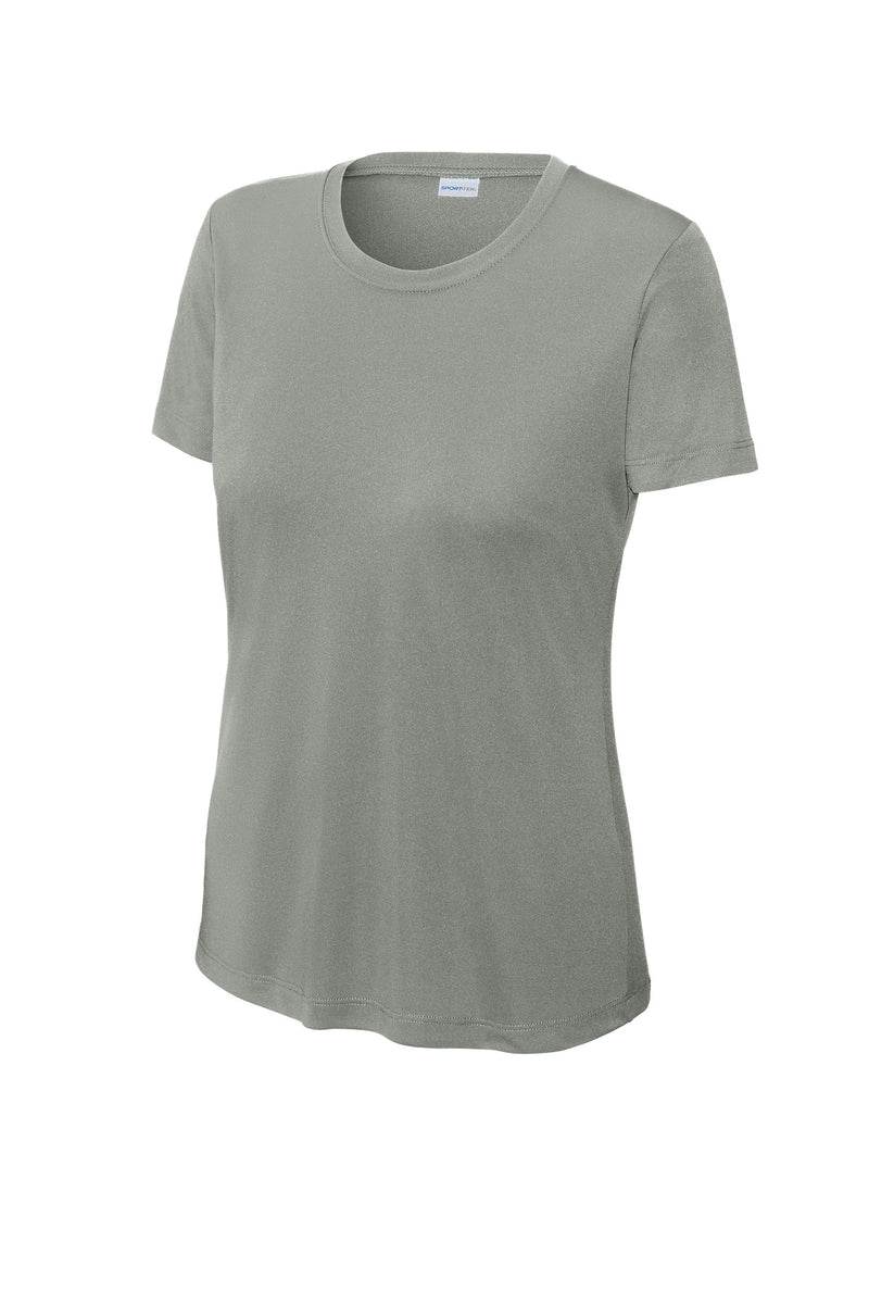 Sport-Tek Women's PosiCharge Competitor Tee - Grey Concrete